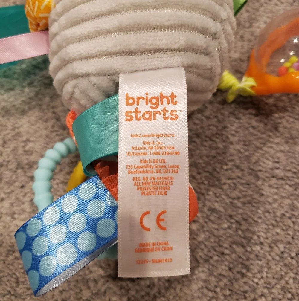 Fisher-Price Glow Seahorse & Bright Starts Rhino Toys